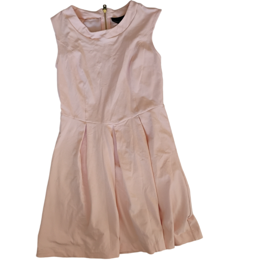 Cynthia Rowley Women's Small Light Pink Formal Pleated Dress